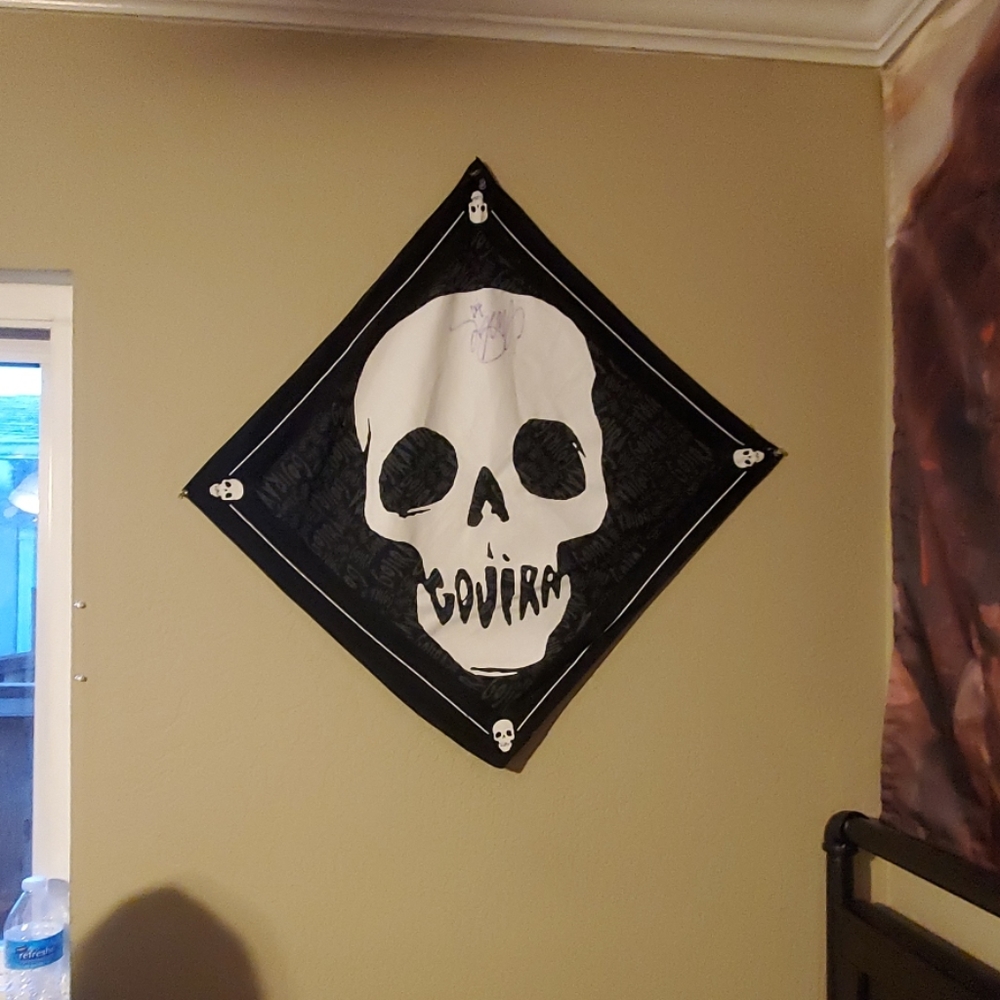 Gojira Tapestry Signed